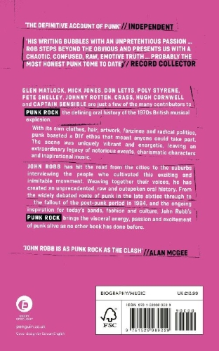 Buchcover und Innenansicht für das Buch: Punk Rock