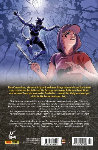 Buchcover und Innenansicht für das Buch: Rivers of London: Stray Cat Blues