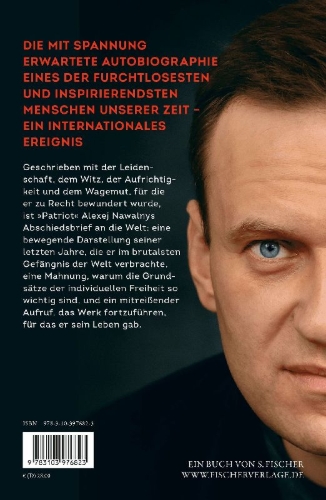 Buchcover und Innenansicht für das Buch: Patriot. A Memoir