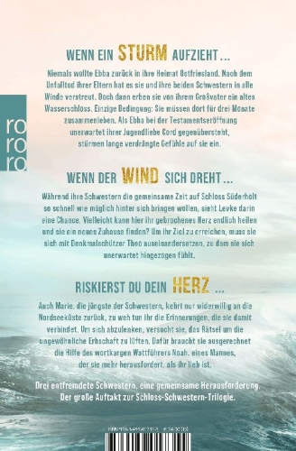 Buchcover und Innenansicht für das Buch: Die Schloss-Schwestern: Sturmwindherz