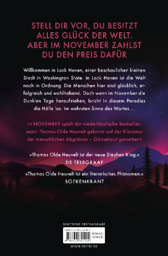 Buchcover und Innenansicht für das Buch: November