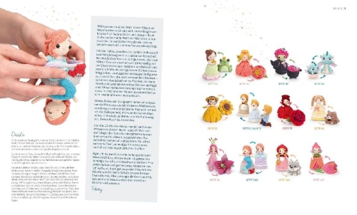 Buchcover und Innenansicht für das Buch: Reversible Amigurumi