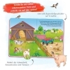 Buchcover und Innenansicht für das Buch: Trötsch Puzzle- und Spielbuch Auf dem Bauernhof