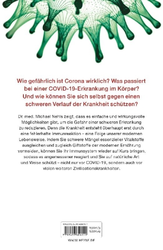 Buchcover und Innenansicht für das Buch: Das Corona-Syndrom