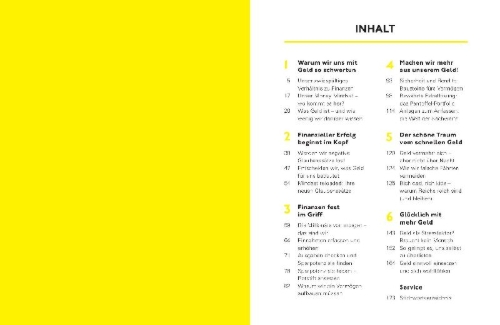 Buchcover und Innenansicht für das Buch: Mehr Geld! Mit einem positiven Money Mindset zur finanziellen Freiheit