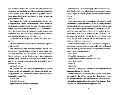 Buchcover und Innenansicht für das Buch: Brightstone College - Hinter der Fassade lauert das Böse