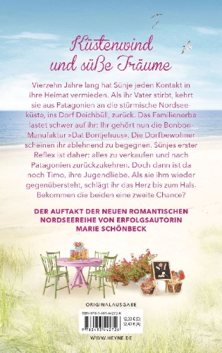 Buchcover und Innenansicht für das Buch: Bonbonglück an der Nordsee