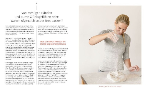 Buchcover und Innenansicht für das Buch: Das große Brotbackbuch