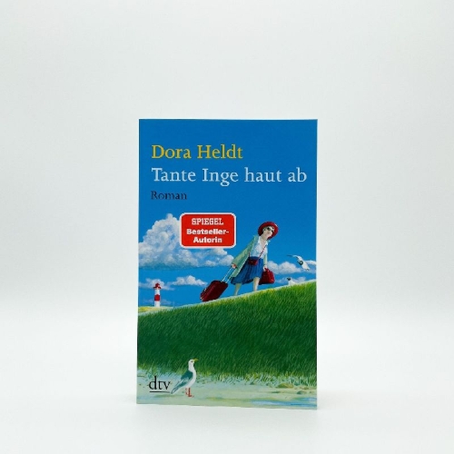 Buchcover und Innenansicht für das Buch: Tante Inge haut ab