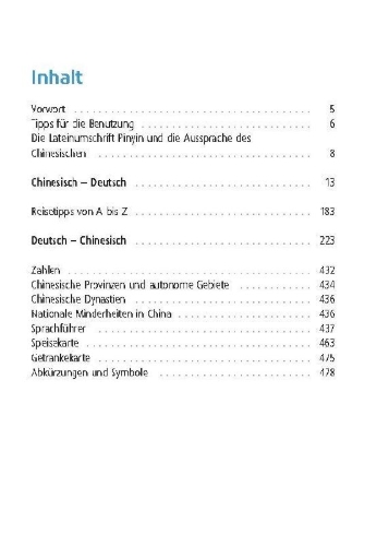 Buchcover und Innenansicht für das Buch: Langenscheidt Universal-Wörterbuch Chinesisch