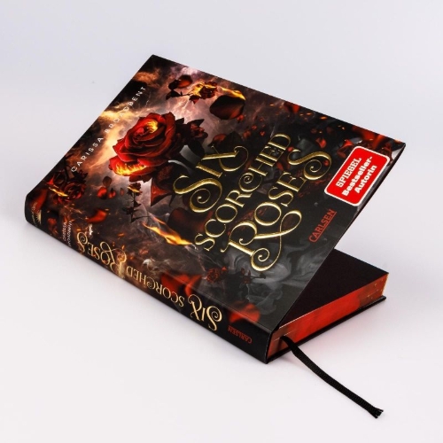 Buchcover und Innenansicht für das Buch: Six Scorched Roses