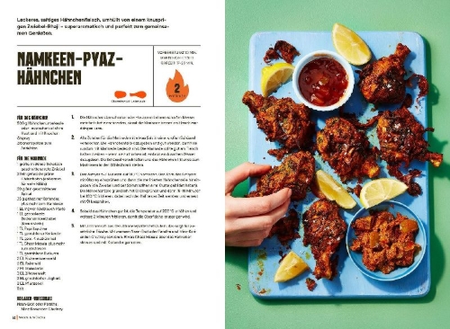 Buchcover und Innenansicht für das Buch: The ULTIMATE Air Fryer Chicken Book