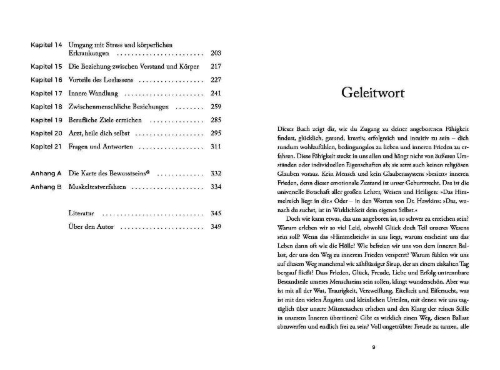 Buchcover und Innenansicht für das Buch: Letting Go. The Pathway of Surrender