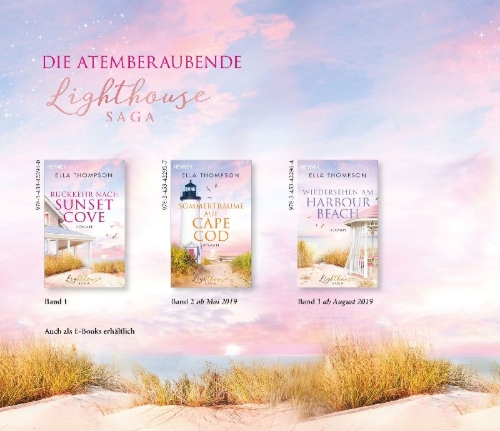 Buchcover und Innenansicht für das Buch: Rückkehr nach Sunset Cove