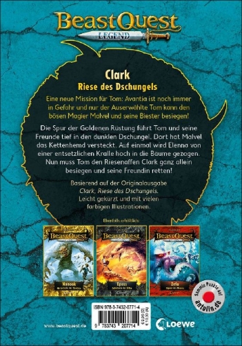 Buchcover und Innenansicht für das Buch: Claw the Giant Monkey