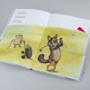 Buchcover und Innenansicht für das Buch: Am liebsten aß der Hamster Hugo Spaghetti mit Tomatensugo