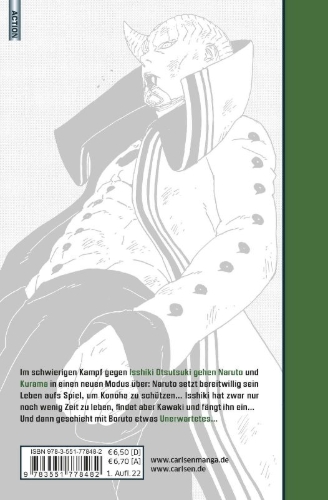 Buchcover und Innenansicht für das Buch: Boruto: Naruto next Generations
