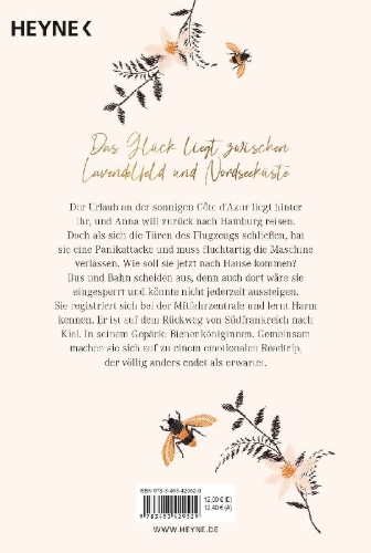 Buchcover und Innenansicht für das Buch: Die wundersame Reise der Bienen