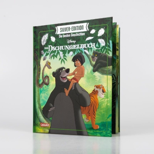 Buchcover und Innenansicht für das Buch: Disney Silver-Edition: Die besten Geschichten - Das Dschungelbuch