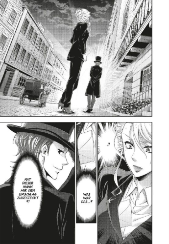 Buchcover und Innenansicht für das Buch: Yuukoku no Moriarty
