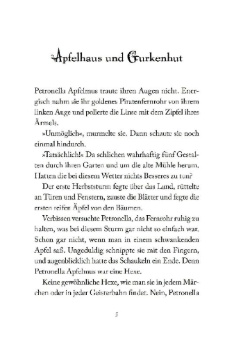 Buchcover und Innenansicht für das Buch: Petronella Apfelmus 01 - Verhext und festgeklebt