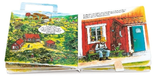 Buchcover und Innenansicht für das Buch: Lilla pannkakstårtan