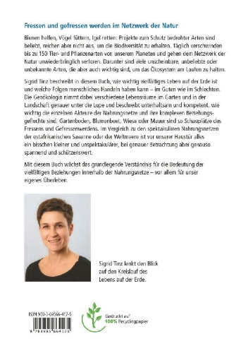 Buchcover und Innenansicht für das Buch: Nahrungsnetze für Artenvielfalt