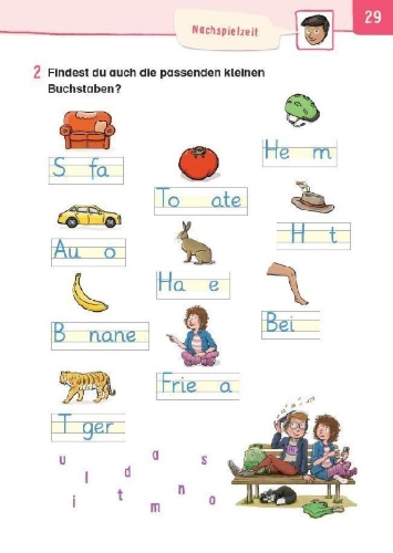 Buchcover und Innenansicht für das Buch: Übungsheft - Schreiben 1. Klasse