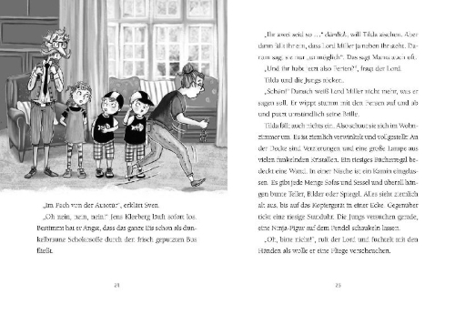 Buchcover und Innenansicht für das Buch: Die Waldponys (Band 1) - Tilda im Ponyglück