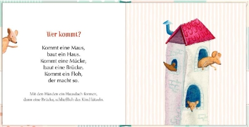 Buchcover und Innenansicht für das Buch: Kribbel krabbel Mäuschen