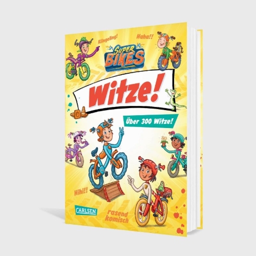 Buchcover und Innenansicht für das Buch: SUPERBIKES Witze!