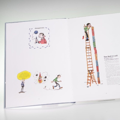 Buchcover und Innenansicht für das Buch: Les archives de la gaffe