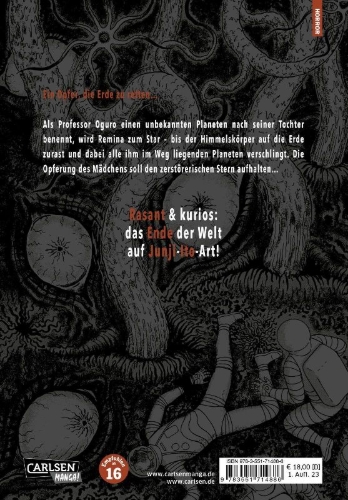 Buchcover und Innenansicht für das Buch: Jigokusei Remina
