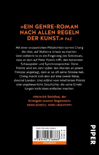 Buchcover und Innenansicht für das Buch: Der  schlaflose Cheng