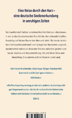 Buchcover und Innenansicht für das Buch: Die Harzreise