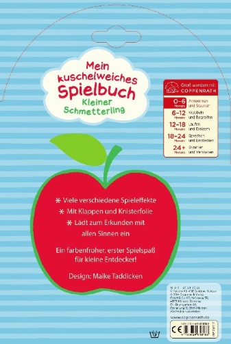 Buchcover und Innenansicht für das Buch: Babys Book - Butterfly