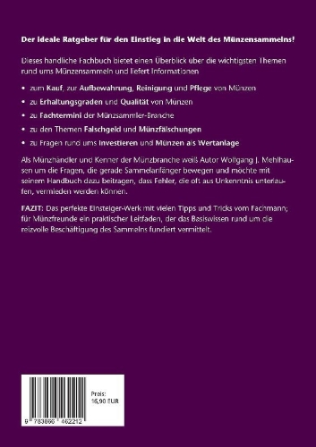 Buchcover und Innenansicht für das Buch: Handbuch Münzensammeln