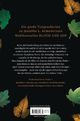 Buchcover und Innenansicht für das Buch: A Light in the Flame - Flesh and Fire Book 2