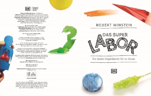 Buchcover und Innenansicht für das Buch: Das Superlabor