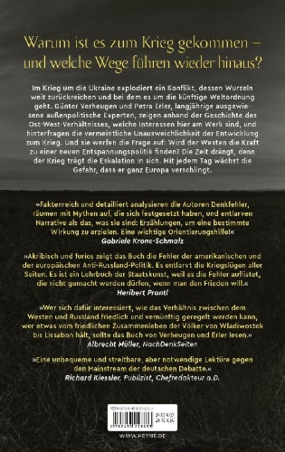 Buchcover und Innenansicht für das Buch: Der lange Weg zum Krieg