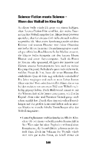 Buchcover und Innenansicht für das Buch: Auf einen Kaffee im All