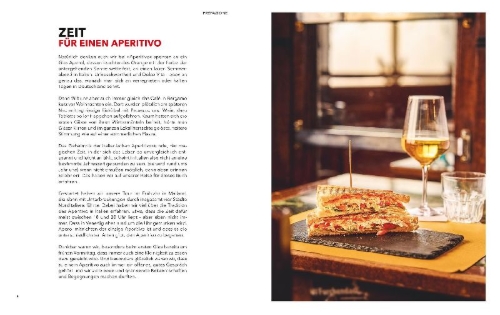 Buchcover und Innenansicht für das Buch: Aperitivo