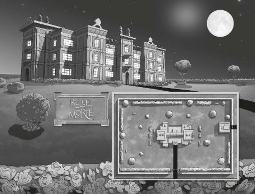 Buchcover und Innenansicht für das Buch: Belle Morte 1