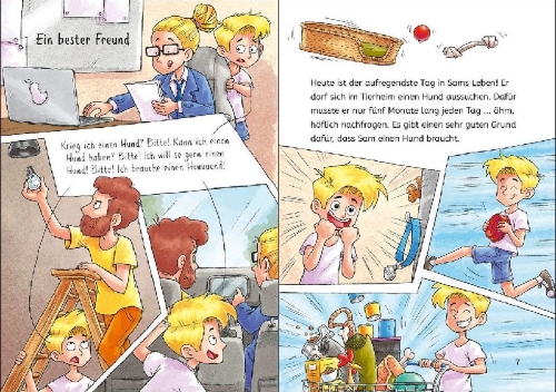 Buchcover und Innenansicht für das Buch: Leselöwen 3. Klasse - Wie zähmt man einen Drachen?