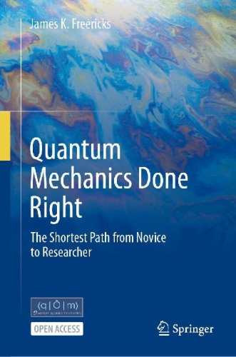 Buchcover und Innenansicht für das Buch: Quantum Mechanics Done Right