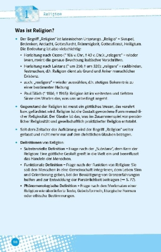 Buchcover und Innenansicht für das Buch: Abi last minute Katholische Religion
