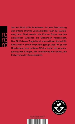 Buchcover und Innenansicht für das Buch: Die Troerinnen des Euripides
