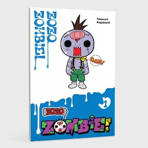 Buchcover und Innenansicht für das Buch: ZOZOZO ZOMBIE-KUN