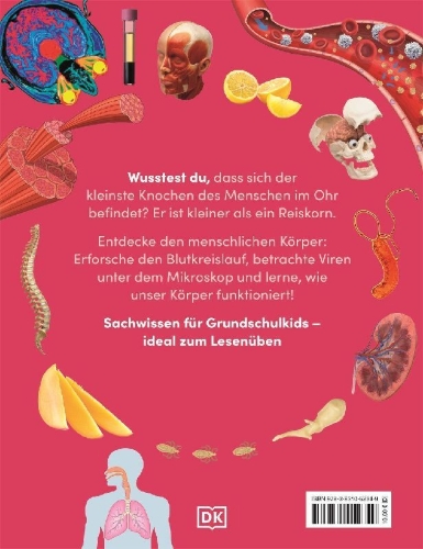 Buchcover und Innenansicht für das Buch: memo Wissen Kids. Der Körper