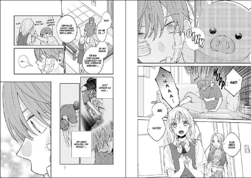 Buchcover und Innenansicht für das Buch: HARU NO ARASHI TO MONSTER